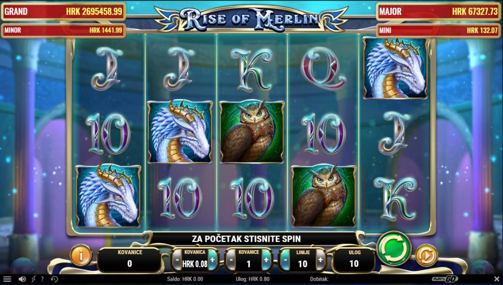 Rizk Casino - Rise of Merlin