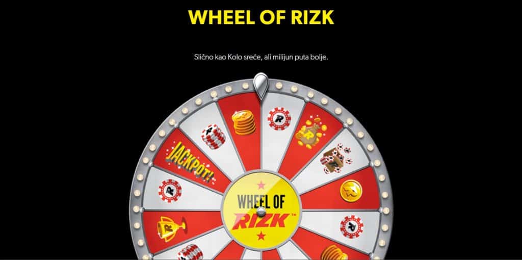 Rizk Casino - Wheel of Rizk