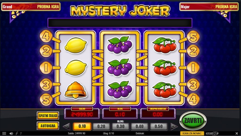Mystery Joker jackpot slot