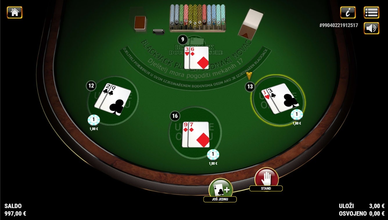 Blackjack Double Exposure