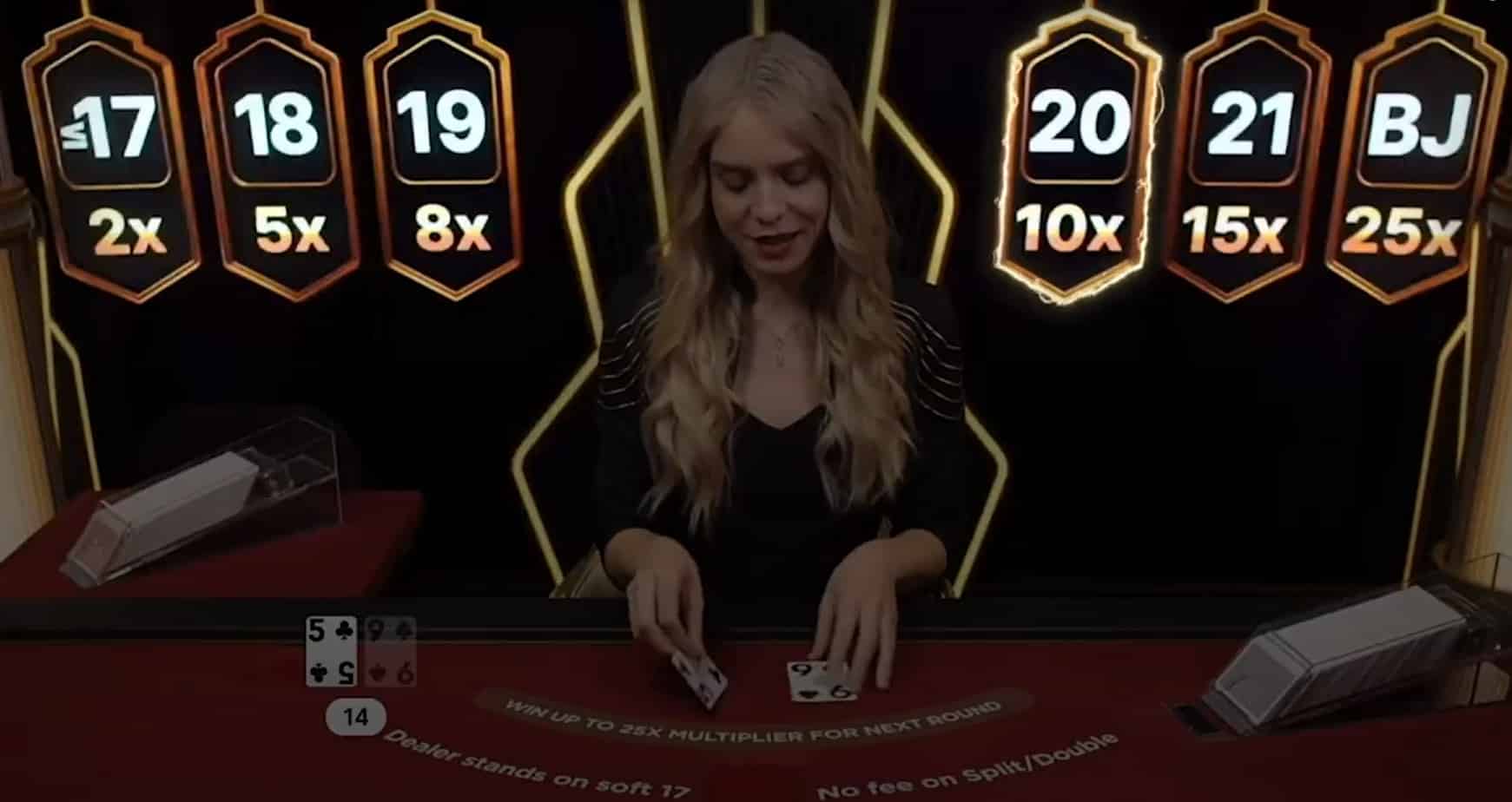 Lightning Blackjack glavna