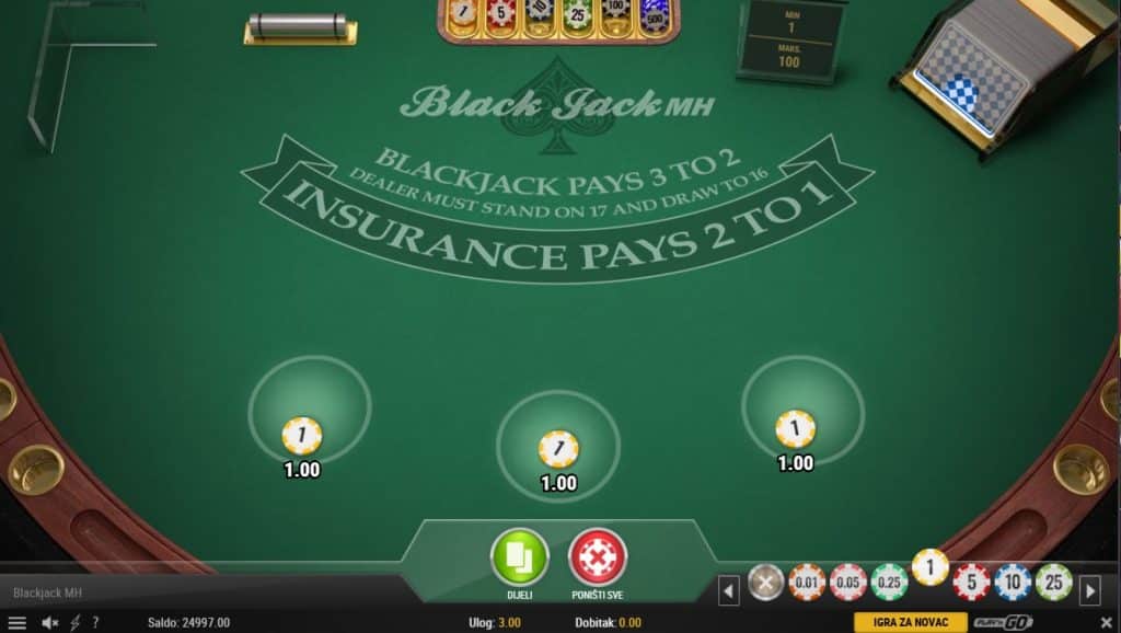 Blackjack MH ulaganje