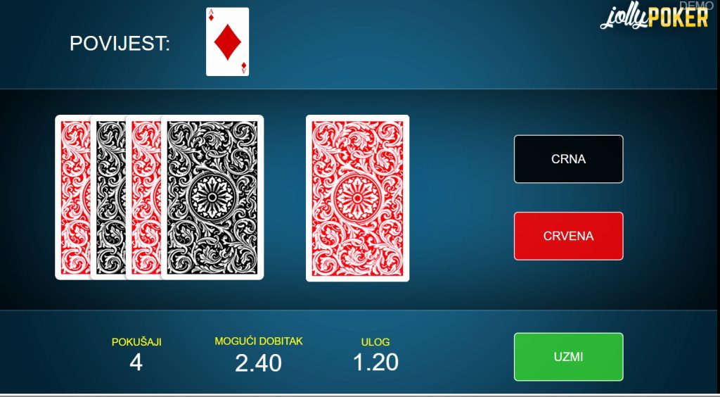 Jolly Poker duplanje